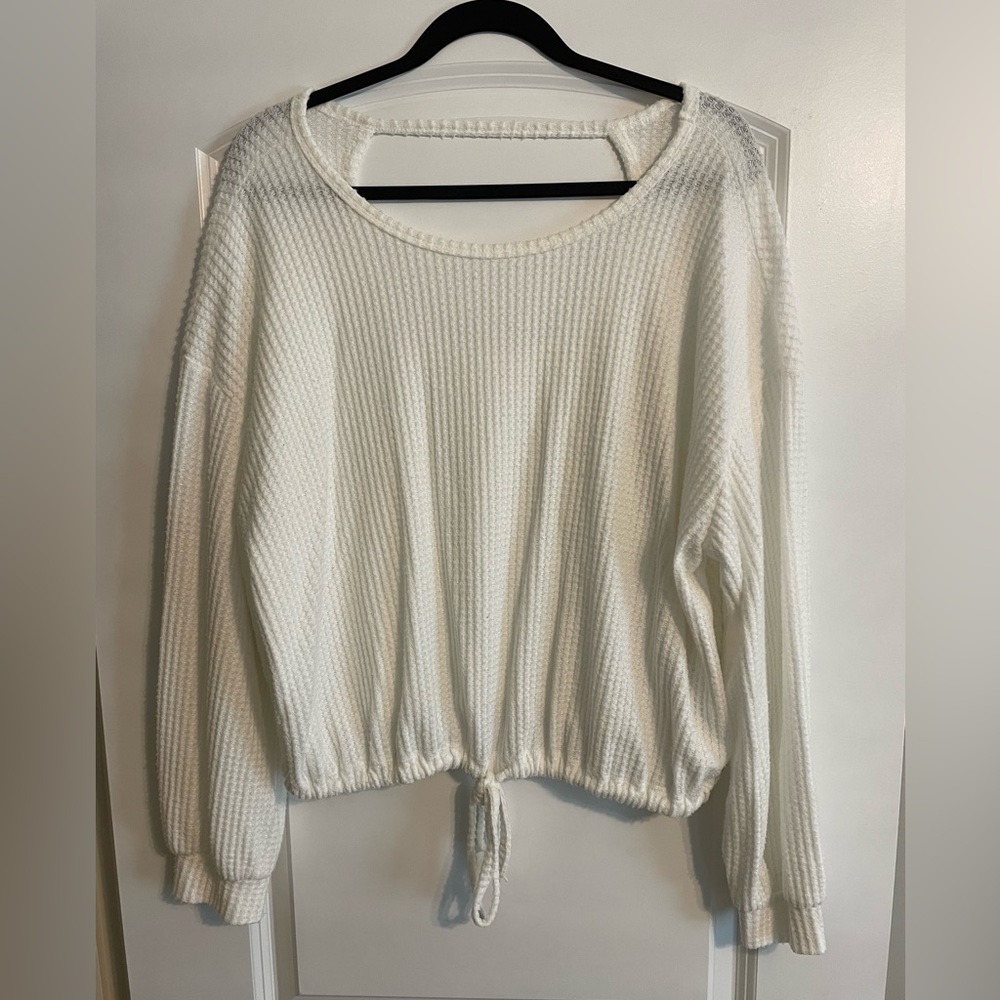 Hollister Women’s Top White Size Large